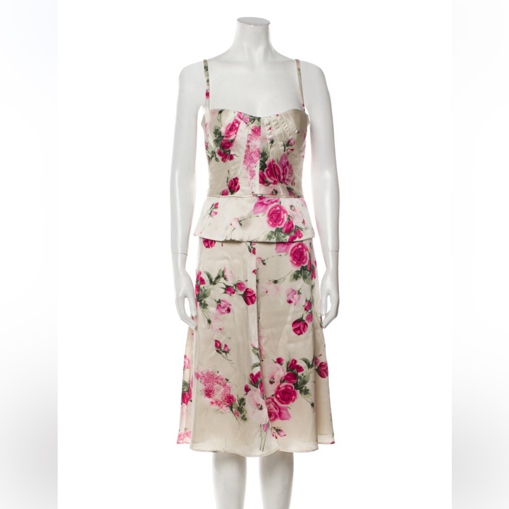 Dolce & Gabbana Floral Print skirt set